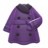 Pleather Trench Coat Animal Crossing New Horizons | ACNH Items - Nookmall