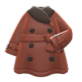Pleather Trench Coat Animal Crossing New Horizons | ACNH Items - Nookmall