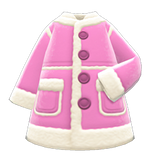 Faux-Shearling Coat Animal Crossing New Horizons | ACNH Items - Nookmall