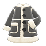 Faux-Shearling Coat Animal Crossing New Horizons | ACNH Items - Nookmall
