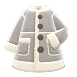 Faux-Shearling Coat Animal Crossing New Horizons | ACNH Items - Nookmall
