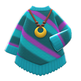 Poncho-Style Sweater Animal Crossing New Horizons | ACNH Items - Nookmall