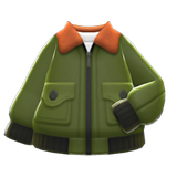Flight Jacket Animal Crossing New Horizons | ACNH Items - Nookmall