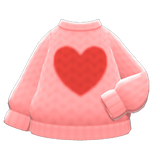 Heart Sweater Animal Crossing New Horizons | ACNH Items - Nookmall