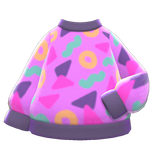 Retro Sweater Animal Crossing New Horizons | ACNH Items - Nookmall