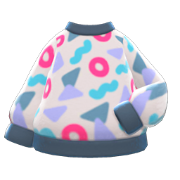 Retro Sweater Animal Crossing New Horizons | ACNH Items - Nookmall