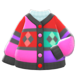 Flashy Cardigan Animal Crossing New Horizons | ACNH Items - Nookmall