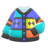 Flashy Cardigan Animal Crossing New Horizons | ACNH Items - Nookmall