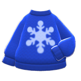 Snowflake Sweater Animal Crossing New Horizons | ACNH Items - Nookmall