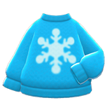 Snowflake Sweater Animal Crossing New Horizons | ACNH Items - Nookmall