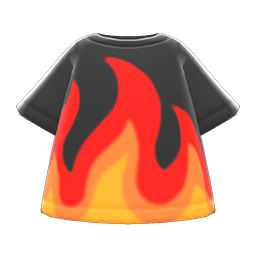 Flame Tee Animal Crossing New Horizons | ACNH Items - Nookmall