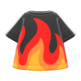 Flame Tee Animal Crossing New Horizons | ACNH Items - Nookmall