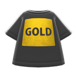 Gold-Print Tee Animal Crossing New Horizons | ACNH Items - Nookmall