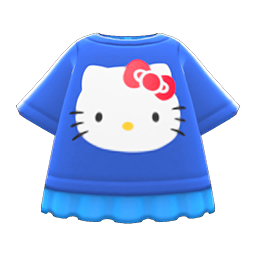 Hello Kitty Tee Animal Crossing New Horizons | ACNH Items - Nookmall