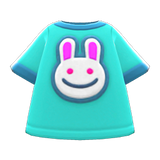 Rabbit Tee Animal Crossing New Horizons | ACNH Items - Nookmall