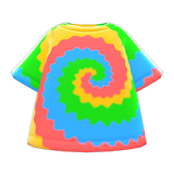 Tie-Dye Shirt Animal Crossing New Horizons | ACNH Items - Nookmall