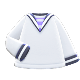 Sailor-Style Shirt Animal Crossing New Horizons | ACNH Items - Nookmall
