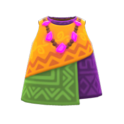 Tropical Cut-And-Sew Tank Animal Crossing New Horizons | ACNH Items - Nookmall