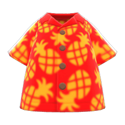Pineapple Aloha Shirt Animal Crossing New Horizons | ACNH Items - Nookmall