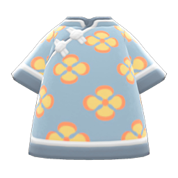 Silk Floral-Print Shirt Animal Crossing New Horizons | ACNH Items - Nookmall