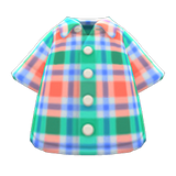 Madras Plaid Shirt Animal Crossing New Horizons | ACNH Items - Nookmall