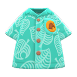 Green Nook Inc. Aloha Shirt Animal Crossing New Horizons | ACNH Items - Nookmall