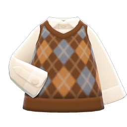 Argyle Vest Animal Crossing New Horizons | ACNH Items - Nookmall