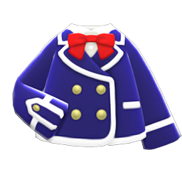 School Uniform With Ribbon Animal Crossing New Horizons | ACNH Items - Nookmall