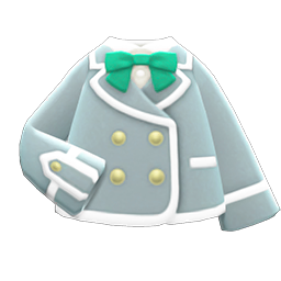 School Uniform With Ribbon Animal Crossing New Horizons | ACNH Items - Nookmall