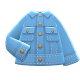 Denim Jacket Animal Crossing New Horizons | ACNH Items - Nookmall