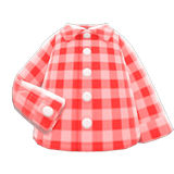 Gingham Picnic Shirt Animal Crossing New Horizons | ACNH Items - Nookmall