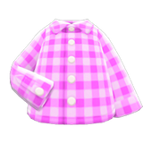 Gingham Picnic Shirt Animal Crossing New Horizons | ACNH Items - Nookmall
