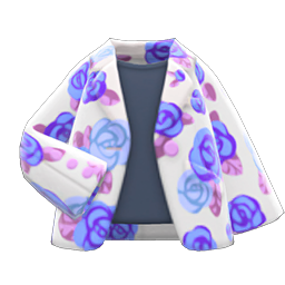 Rose-Print Jacket