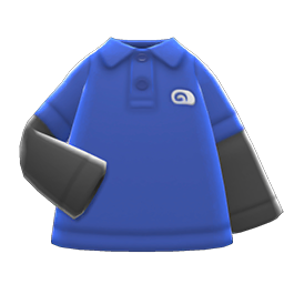 Layered Polo Shirt Animal Crossing New Horizons | ACNH Items - Nookmall
