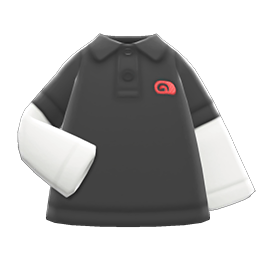 Layered Polo Shirt Animal Crossing New Horizons | ACNH Items - Nookmall