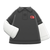Layered Polo Shirt Animal Crossing New Horizons | ACNH Items - Nookmall
