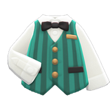 Shirt With Striped Vest Animal Crossing New Horizons | ACNH Items - Nookmall