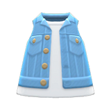 Denim Vest Animal Crossing New Horizons | ACNH Items - Nookmall