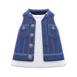 Denim Vest Animal Crossing New Horizons | ACNH Items - Nookmall