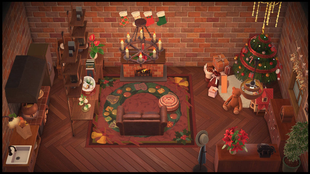 Warm Christmas Livingroom