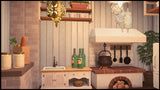 White Vintage Kitchen