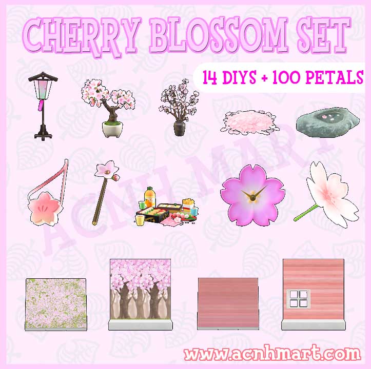 ACNH, Cherry-blossom pochette - How To Get DIY Recipe & Required Materials
