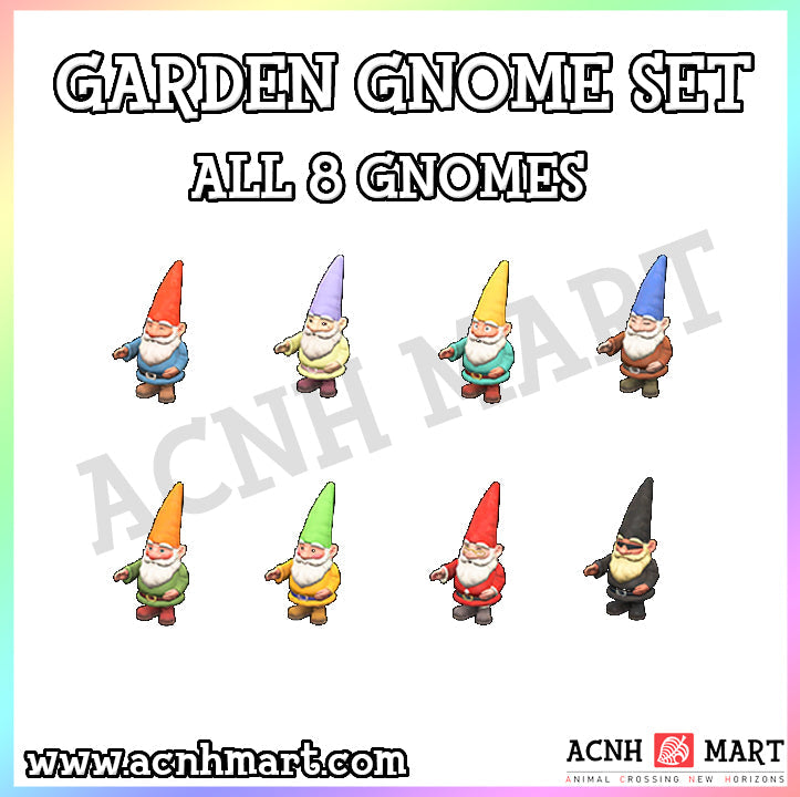 Conjunto de gnomos de jardín