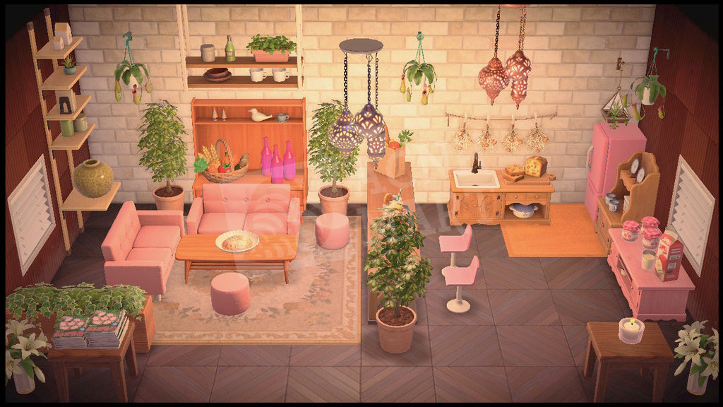 Pink Livingroom