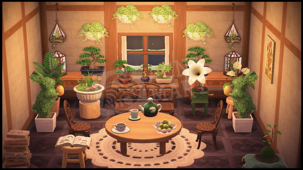 Sala de jardín de té